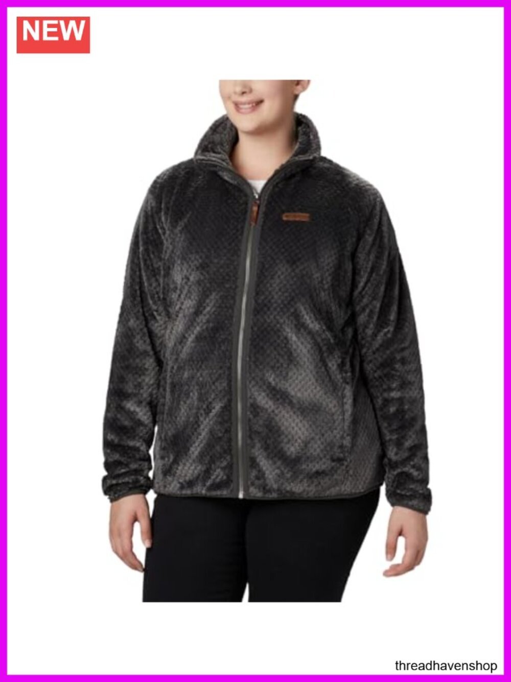 Columbia Women's Sherpa Full Zip Fleece Jacket Cozy Warm Layer